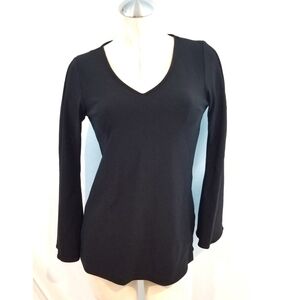 3/$25 Boston Proper Size XXS Black Top Flare Sleeves